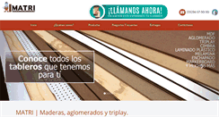 Desktop Screenshot of maderasmatri.com